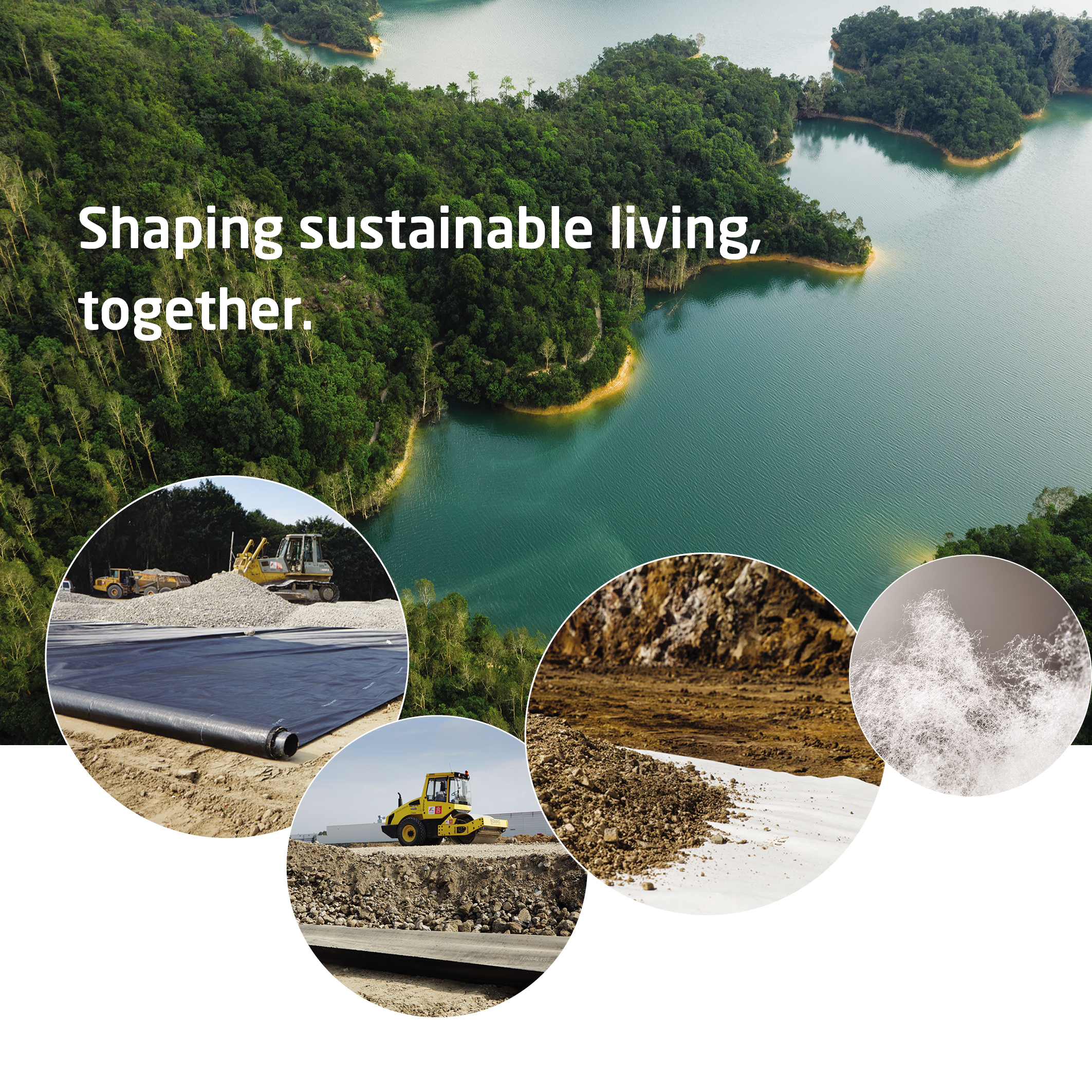 Take the lead with proven sustainability-enhancing benefits of future-focused geotextile fibres & woven fabrics at 12 ICG Rome